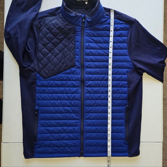 Greyson Yukon Ultralight Hybrid Jacket Iona Maltese Blue Men's Large Activewear - Picture 4 of 10